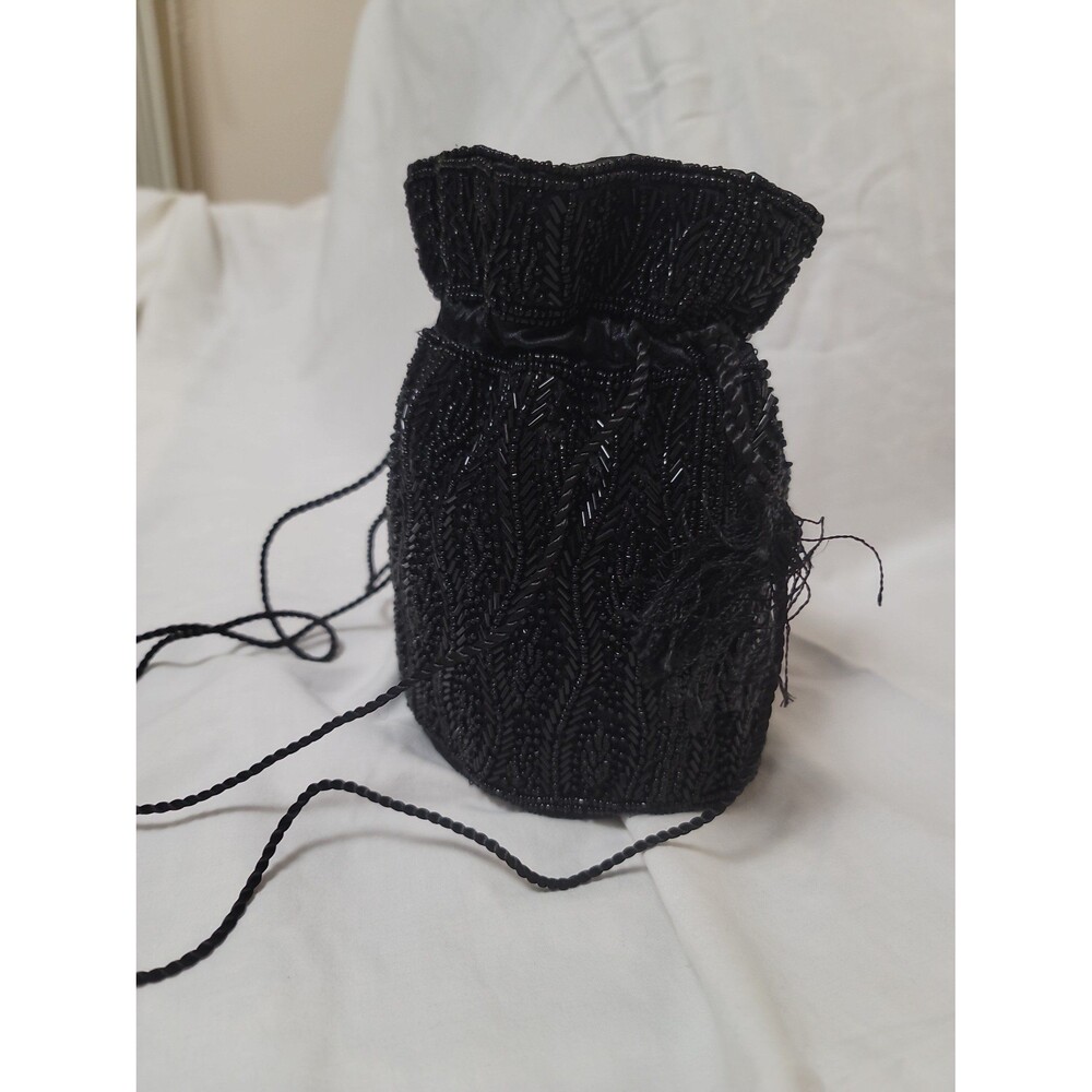Mini hand beaded bag